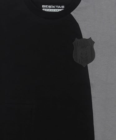 Beşiktaş Orijinal Sıfır Yaka Çocuk T-shirt Hediyelik Ahşap Kutulu