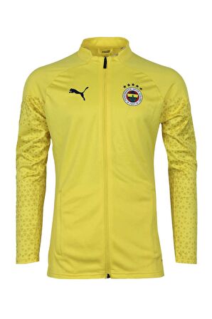 Fenerbahçe Orijinal 23/24 A Takım Tam Fermuarlı Futbolcu Sweat + Bileklik Set Özel Ahşap Kutulu