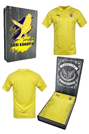 Fenerbahçe Orijinal A Takım Futbolcu Antrenman T-Shirt Ahşap Kutulu