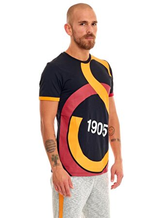 Galatasaray Orijinal Lisanslı Unisex Siyah Arma T-Shirt