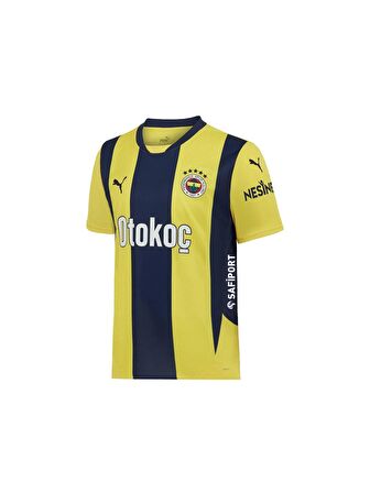 Fenerbahçe Orijinal Lisanslı 2024 Yeni Sezon Sarı Lacivert Çubuklu Çocuk Forma + Kalem Set Kutulu