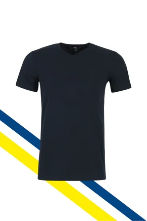 Fenerbahçe Orijinal Lisanslı Erkek Club Nakış Lacivert T-shirt  