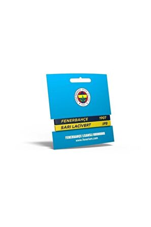 Fenerbahçe Orijinal Lisanslı 2'li Sarı Lacivert Silikon Bileklik Kanarya Baskılı Hediyelik Kutulu