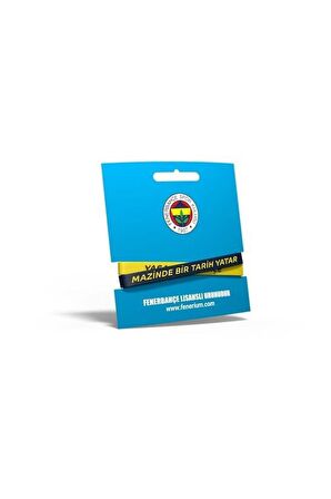 Fenerbahçe Orijinal Lisanslı 2'li Mazinde Bir Tarih Yatar Silikon Bileklik Hediyelik Ahşap Kutulu