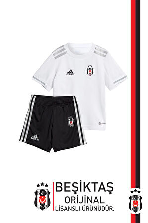 Beşiktaş Orijinal Lisanslı Bebek Forma 2'li Set Hediyelik Ahşap Kutulu