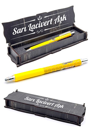 Fenerbahçe Orijinal Lisanslı Kapüşonlu Tam Fermuar Spor Sweat + Kalem Set Özel Ahşap Kutulu