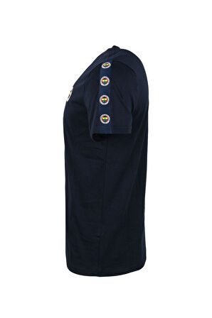 Fenerbahçe Orijinal Lisanslı Sıfır Yaka Basic T-Shirt 