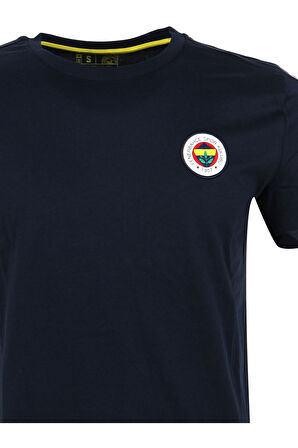 Fenerbahçe Orijinal Lisanslı Sıfır Yaka Basic T-Shirt 
