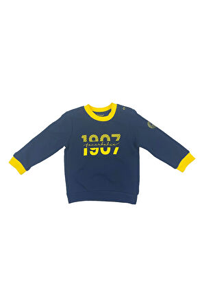 Fenerbahçe Orijinal Lisanslı Uzun Kol Lacivert Bebek 1907 Sweat