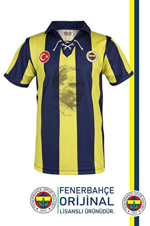 Fenerbahçe Orijinal Lisanslı 100. Yıl Forma Uçlu Kalem Set Hediyelik Ahşap Kutulu