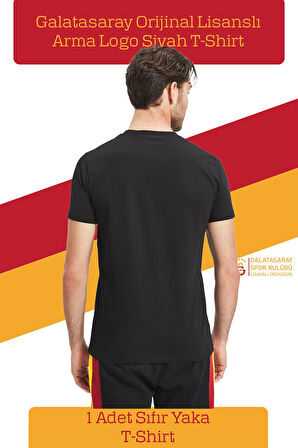 Galatasaray Orijinal Lisanslı Arma T-Shirt Metin Oktay Baskılı Hediyelik Ahşap Kutulu