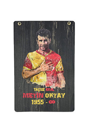 Galatasaray Orijinal Lisanslı We Are Gala T-Shirt Metin Oktay Baskılı Hediyelik Ahşap Kutulu