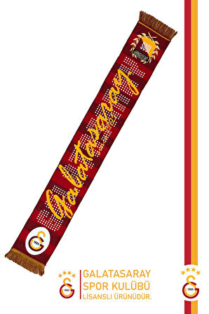 Galatasaray Orijinal Lisanslı Match Day T-Shirt + Bileklik + Atkı Set Hediyelik Ahşap Kutulu