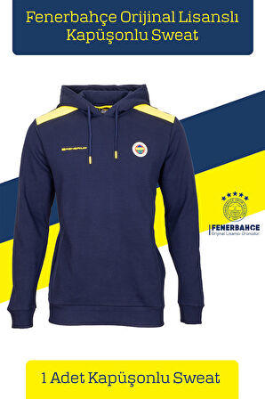 Fenerbahçe Orijinal Lisanslı Kapüşonlu Sweat