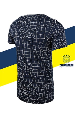 Fenerbahçe Orijinal Lisanslı Palamut LogoTribün T-Shirt + Bileklik Set Hediyelik Ahşap Kutulu