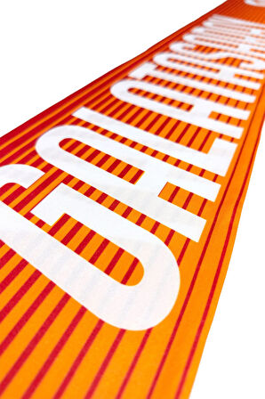 Galatasaray Orijinal Lisanslı Çift Yön Baskılı Şal Kaşkol Atkı Hediyelik Ahşap Kutulu