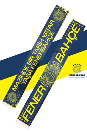 Fenerbahçe Orijinal Lisanslı Mazinde Bir Tarih Yatar Fenerbahçe Şal Atkı ve Hybrt Tükenmez Kalem Set