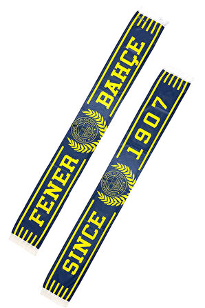 Fenerbahçe Orijinal Lisanslı Since 1907 Fenerbahçe Şal Atkı ve Hybrt Tükenmez Kalem Set Kutulu