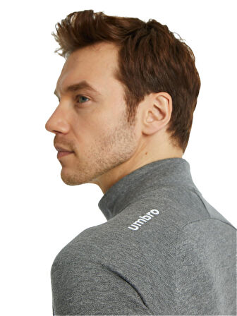 Galatasaray Orijinal Lisanslı Dik Yaka Fermuarlı Gri Sweat