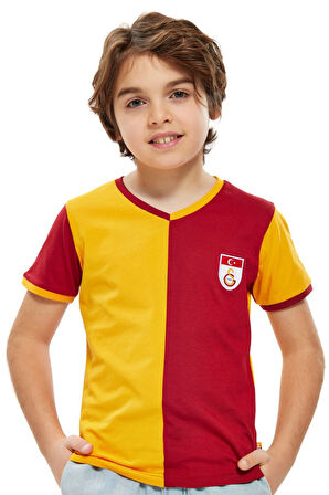 Galatasaray Orijinal Metin Oktay Çocuk T-shirt ve Şort Set 