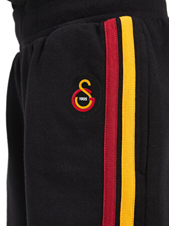 Galatasaray Orijinal Lisanslı Çocuk Şort Siyah