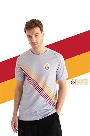 Galatasaray Orijinal Lisanslı Match Day Gri T-Shirt Gs Match Day Gri Hediyelik Ahşap Kutulu