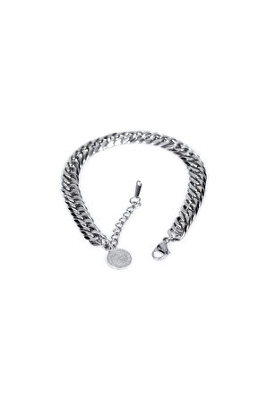 Fenerbahçe Orijinal Lisanslı FB Çelik Kalın Bileklik Hediyelik Ahşap Kutulu