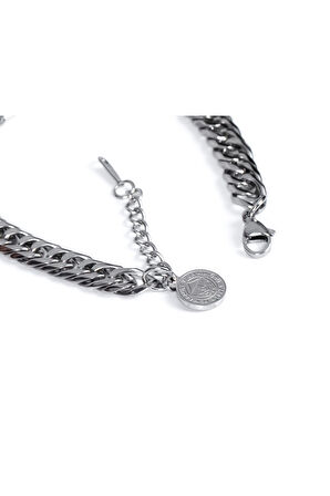 Fenerbahçe Orijinal Lisanslı FB Çelik Kalın Bileklik Kanarya Baskılı Hediyelik Ahşap Kutu