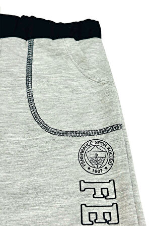 Fenerbahçe Orijinal Lisanslı Gri Çocuk Eşofman Alt