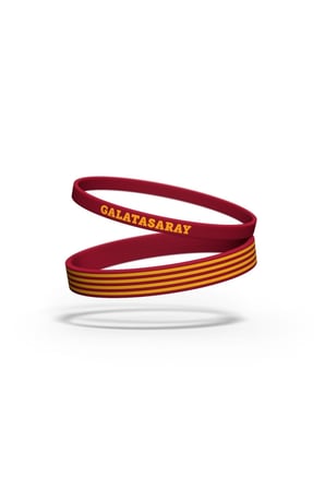 Galatasaray Orijinal Lisanslı Fermuarlı 5 Yıldızlı Siyah Sweat + Silikon Bileklik Set Hed