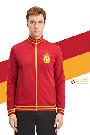 Galatasaray Orijinal Lisanslı Sarı Kırmızı 5 Yıldızlı Sweat Gs Aslan Baskılı Hediyelik Ah