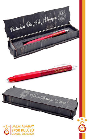 Galatasaray Orijinal Lisanslı Sarı Kırmızı 5 Yıldızlı Sweat + Uçlu Kalem Set Hediyelik Ah