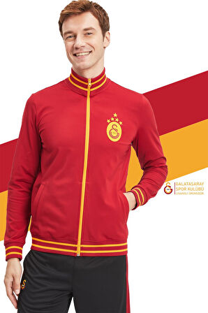 Galatasaray Orijinal Lisanslı Sarı Kırmızı 5 Yıldızlı Sweat + Silikon Bileklik Set Hediye