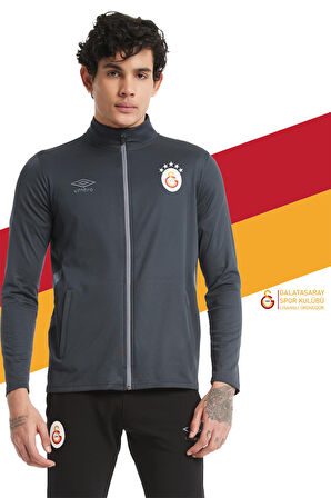 Galatasaray Orijinal Lisanslı 5 Yıldızlı Fermuarlı Antrasit Sweat