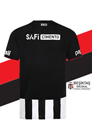 Beşiktaş Orijinal Lisanslı 25/26 Siyah Beyaz Çubuklu Forma