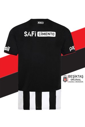 Beşiktaş Orijinal Lisanslı 25/26 Siyah Beyaz Çubuklu Forma