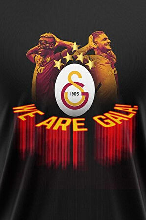 Galatasaray Orijinal Lisanslı 5 Yıldızlı We Are Gala T-Shirt