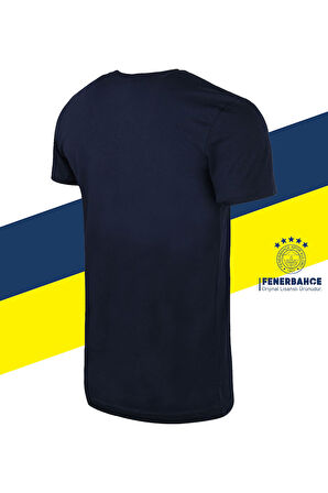 Fenerbahçe Orijinal Lisanslı Tribün 6 Renk Logolu Spor T-Shirt