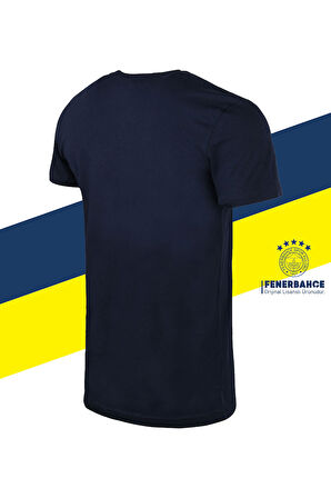 TK010EGK0740 Fenerbahçe Orijinal Lisanslı Tribün 1907 Erkek T-Shirt