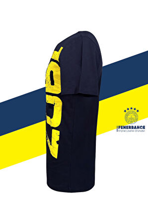 Fenerbahçe Orijinal Lisanslı Tribün 1907 Erkek T-Shirt Hediyelik Ahşap Kutulu