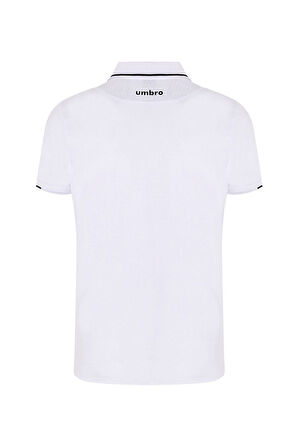 Beşiktaş Orijinal Lisanslı Polo Yaka Beyaz T-Shirt