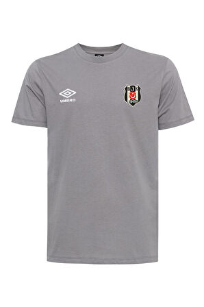 Beşiktaş Orijinal Lisanslı Sıfır Yaka Gri T-Shirt