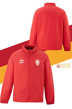 Galatasaray Orijinal Lisanslı 5 Yıldızlı Kapüşonlu Yağmurluk