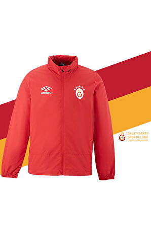 Galatasaray Orijinal Lisanslı 5 Yıldızlı Kapüşonlu Yağmurluk
