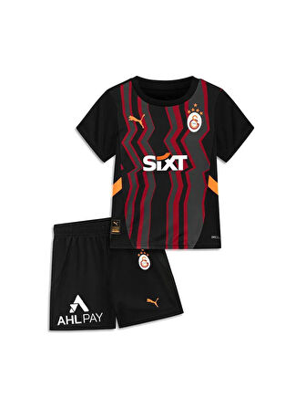 Galatasaray Orijinal Lisanslı 24-25 Siyah 5 Yıldızlı Çocuk Forma Set