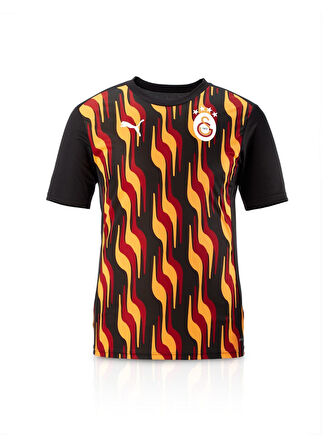 Galatasaray Orijinal Lisanslı Sıfır Yaka Siyah Antrenman T-Shirt