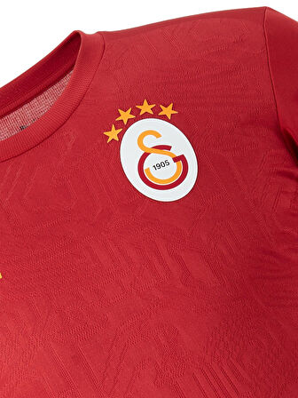  Galatasaray Orijinal Lisanslı Sıfır Yaka Kırmızı A Takım Antrenman T-Shirt