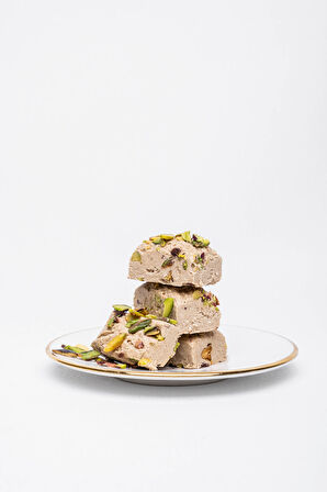 Antep Fıstıklı Tahin Helvası - Geleneksel Usûl Fıstıklı Kürek Helvası 250 gr