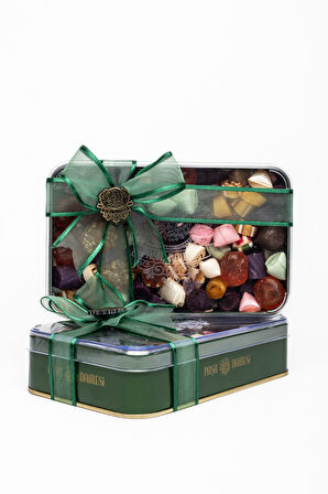 Paşa Dairesi Karışık Akide Şekeri Nostaljik Retro Teneke Hediyelik Kutulu 500 gr