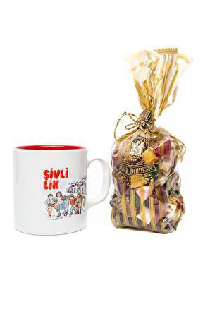 Paşa Dairesi Karışık Akide Şekeri Şivlilik Tasarımlı Kupa Bardakta 450 gr